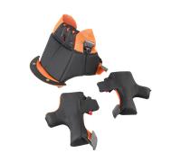 Acerbis Profile 4, doublure intérieure/joues XS Orange/Noir Orange/Noir