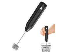Mousseur à café et lait - Mousseur à café réglable à 3 vitesses, mélangeur rechargeable pour créer du latte, du matcha, du cappuccino, des boissons, des œufs au chocolat, des recettes de thé