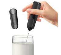 Mousseur à café - Mélangeur à café avec couvercle - Machine à mousse, fouet électrique multifonction pour la maison, la cuisine, le bar, les voyages, le chocolat chaud, les protéines, le camping