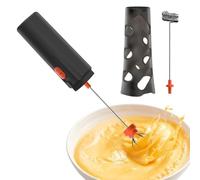Mousseur à café rechargeable portable mains libres avec fouet à œufs | Batteur mélangeur de boissons pour café, boulangerie, bureau, chocolat chaud, œuf, protéines en poudre et bati