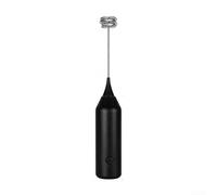 Mousseur à café sans fil 23,8 cm pour latte pour cappuccino - Sans fil | Fabriqué en plastique ABS, design léger, options noir ou blanc, taille compacte de 23,8 cm