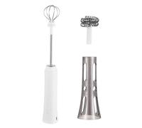 Mousseur à eau - Mélangeur de boissons rechargeable, appareil de mixage à main, moteur de rotation à haute vitesse, tête de fouet compacte en acier inoxydable, création de mousse sans fil, idéal pour