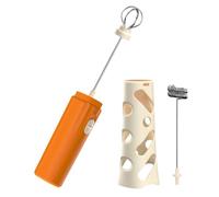 Mousseur à lait 500 mAh portable mains libres avec support | Mousseur à café rechargeable pour chocolat chaud, œuf, poudre de protéine, milkshake, café, boulangerie, cuisine