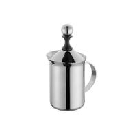 Mousseur à lait à induction Cilio Classic en acier inoxydable, 3 tasses