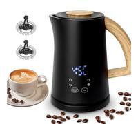 Mousseur À Lait Automatique Mousseur À Lait Électrique 4 En 1 350 Ml/11,8 Oz Mousseur Mousse Chaude Et Froide Contrôle De La Température Pour Café, Latte, Cappuccino, Chocolat Chaud