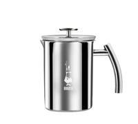 Bialetti 8006363027236 Mousseur à lait électrique portable et chauffe-lait métallique silver G