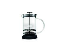 Mousseur à lait Bialetti Cappuccinatore Glass 330 ml Carafe verre transparent accents noir et acier