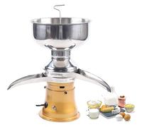 Mousseur à lait, centrifugeuse électrique pour lait et crème, centrifugeuse de cuisine, séparateur de milkshakes, 50 l/h pour transformer le lait cru ou entier en crème et lait écrémé, jaune