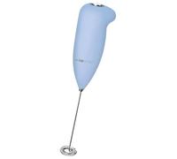 Clatronic Mousseur à lait MS 3089 - Fouet inox, Nettoyage facile, Boîtier Soft-Touch, Piles, Bleu