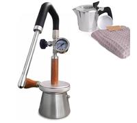 Mousseur À Lait D'extérieur,Cuiseur Vapeur For Camping, Machine À Mousser L'eau Bouillante Avec Buse À Vapeur À 3 Trous,Bouilloire En Acier Inoxydable,Angle Réglable,For Faire Mousser Le Lait(M2)