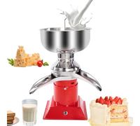 Mousseur à lait, écrémeuse électrique, séparateur de crème et de beurre centrifuge de 50 l/h avec bol de 8 l, écrémeuse électrique multifonctionnelle en acier inoxydable, pour écrémer la crè