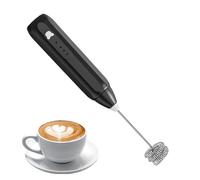 Mousseur à lait électrique - 22,5 cm | Mélangeur automatique rechargeable 3 vitesses | Fouet de poche pour café lait protéines oeufs crème poudre cuisine agitateur professionnel