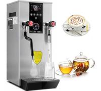 Mousseur à lait électrique 2500 W en acier inoxydable, pour usage commercial, pour faire mousser le lait, faire bouillir l'eau, faire bouillir le café, pour restaurants, salons de thé et bar