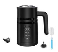 Mousseur à Lait Électrique 4 Modes, Capacité 160ml + 350ml, Chauffage Rapide, Affichage Température - Multifuntionnel, Sécurité Intégrée, Usage Café et Chocolat (Prise UE)