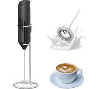 Mousseur à Lait Électrique avec Mini Fouet en Acier Inoxydable noir AQ1364 vendos85