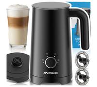 Mousseur à lait électrique MalTec 500W 300ml 4 modes cappuccino latte noir