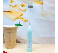 Mousseur à lait électrique portable rechargeable par USB avec fouets en acier inoxydable, mousseur à 3 vitesses réglables pour café, latte, cappuccino, chocolat chaud, matcha, œuf ABS
