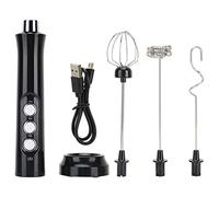 Mousseur à Lait électrique Portatif Automatique Batteur à Oeufs Shaker à Lait USB Chargeant un Mini Mélangeur De Boissons Pour la Maison Cuisine Magasin Restaurant Noir