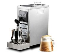 Mousseur à lait électrique professionnel 1450 W avec réservoir amovible de 800 ml, nettoyage automatique et fonction mémoire, chauffe-lait en acier inoxydable et mousseur pour café, bar et s