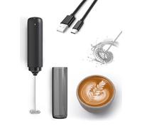 Mousseur à Lait Électrique, Rechargeable Mousseur a Lait, Portable Mini Mixeur pour Café/Café au Lait/Cappuccino/Chocolat Chaud