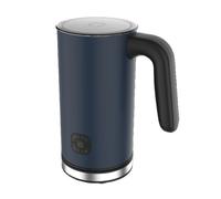 Mousseur à lait électrique - TERRAILLON - NEW MOON - Capacité 300 ml, 4 fonctions, Corps en Inox peint, Bleu