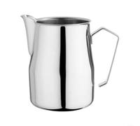 Mousseur à lait en acier inoxydable ergonomique pour poignée Bec précis pour type latte pour cappuccino récipient à lait lavable au lave-vaisselle argent 350 ml cuisine pour outil barista accessoires