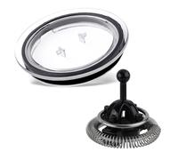 Mousseur à Lait Fouet de Rechange pour Nespresso Aeroccino 3/4/XL, et Couvercle Compatible avec Aeroccino 3, Pièces de Rechange pour Mousseur à Lait