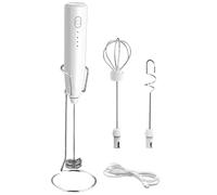 Mousseur à lait froid en acier inoxydable | Mélangeur de boissons, mousse au chocolat chaud, mousseur automatique, pour laits protéinés, chocolat chaud, thé, cappuccino, latte, art débutant