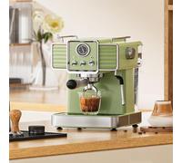 Mousseur à lait, machine à café expresso 15 bars avec contrôle de la pression de vapeur, réservoir d'eau amovible de 1,6 L, cafetière professionnelle 1350 W, pour barista à domicile