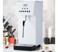 Mousseur à lait, machine à vapeur commerciale, machine à mousser électrique entièrement automatique avec écran LED pour cafés et bars à desserts