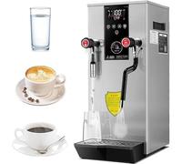 Mousseur à lait, machine à vapeur électrique commerciale avec écran LED, multifonction pour faire mousser le lait, idéal pour les salons de thé, de café et de desserts