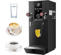 Mousseur à lait, machine à vapeur électrique commerciale avec écran LED, multifonction pour faire mousser le lait, idéal pour les salons de thé, de café et de desserts.