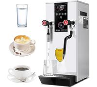 Mousseur à lait, machine à vapeur électrique commerciale avec écran LED, multifonction pour faire mousser le lait, idéal pour les salons de thé, de café et de desserts.