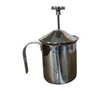 Mousseur à lait manuel portatif - Appareil à mousse de café en acier inoxydable - Mousseur à lait manuel | Pour chocolat chaud, latte, espresso, café, cuisine maison et bureau