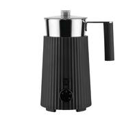 Alessi Plissé MDL13 B - Machine à Cappuccino Multifonction à Induction, en Résine Thermoplastique, Carafe en Acier Inoxydable 18/10, Fiche Européenne 600 W, 35 cl, Noir