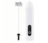 Mousseur À Lait Portable - ABS, Rechargeable Par USB 500 MAh, Fouet Électrique 3 W, Machine À Mousse Portable Légère De 72 G | Fouet Électrique, Fouets Àe Main Pour Mousseur Àe Lait, Pour Laits Café L