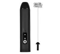 Mousseur à lait portatif - Fouet électrique à mousse | Machine à mousse à latte électrique | Matériau ABS 2,7 x 2,7 x 24,2 cm 72 g rechargeable par USB 500 mAh 3 W - Pour lait, café, latte, chocolat