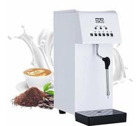 Mousseur À Lait Professionnel À Vapeur Automatique 2500W 6L Avec Affichage LED 5 Réglages De Température Mousse Rapide En 2 Minutes Chauffe Rapide Pour Café Lait Et Thé Au Lait
