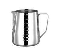 Mousseur à lait professionnel en acier inoxydable 304 - Pichet à vapeur portable pour créer un beau café - Pichet à mousse de lait