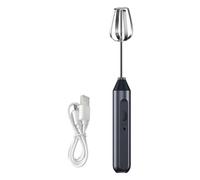 Mousseur à lait rechargeable, mixeur plongeant électrique rechargeable par USB | agitateur réglable à 3 vitesses pour sauces, soupe, cuisine, beurre, œufs