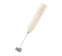 Mousseur à lait sans fil - Fouet à café électrique, machine à crème rechargeable | Baguette mélangeur d'œufs sans fil, batteur à œufs en chocolat chaud, gadget de cuisine à 3 vitesses pour latte