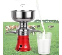 Mousseur à lait, séparateur de crème de lait frais électrique 50 L/h séparateur de beurre de crème centrifuge chèvres vaches transforment le lait entier cru en lait écrémé, machine centrifug
