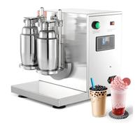 Mousseur à lait, shaker à thé au lait électrique à double cadre, mélangeur à milkshake réglable de 1 à 120 secondes