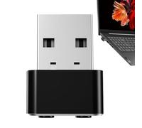 Mousseur de souris avec port USB indétectable : dispositif de mouvement automatique de la souris avec 2 modes, simulateur de souris, sans pilote, Plug & Play, maintient l'ordinateur portable