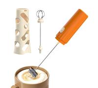 Mousseur Electrique 500mAh Mains Libres avec Fouet à Oeuf | Agitateurs à café électriques pour café, boulangerie, bureau, chocolat chaud, œuf, poudre de protéine, milkshake