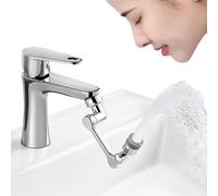 Mousseur Embout Extension Rallonge Robinet Rotatif Economiseur d'eau Pour Cuisine Magique Flexible Pivotant Adaptateur 1080 Alliage Anti-éclaboussures à Grand Débit