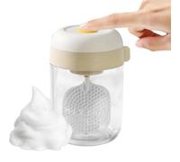 Mousseur Nettoyant Visage,Dispenseur Électrique de Mousse - Appareil à Bulles Électrique Rechargeable pour Soins de la Peau Gel Douche Nettoyage Voyage et Bain