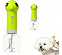 Mousseur pour Chien et Chat, Machine à Bulles Électrique Rechargeable pour Toilettage, Distribue Une Mousse Douce sans Éclaboussures, Anti-Bouchon (Vert)