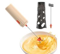 Mousseur rechargeable mains libres avec support | Agitateurs à café électriques pour café, boulangerie, bureau, chocolat chaud, œuf, poudre de protéine, milkshake