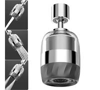 Mousseur Robinet Cuisine Extension, M22/M24 Aérateur de Robinet avec Filtre, Douchette evier Cuisine 360° Pivotant, Rallonge Robinet Economiseur D'eau, Prolongé Lavabo Robinet Embout avec Adaptateur
